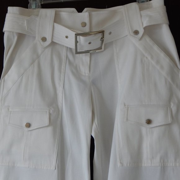 CACHE Cuffed Cropped Pants Exclusive of Decoration - Picture 3 of 8